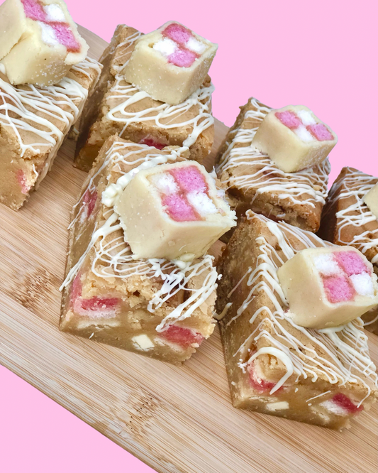 Battenberg Blondies