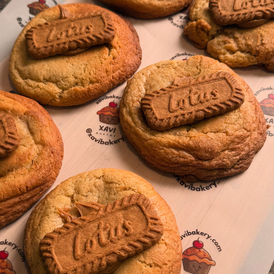 Biscoff Stuffed Cookies