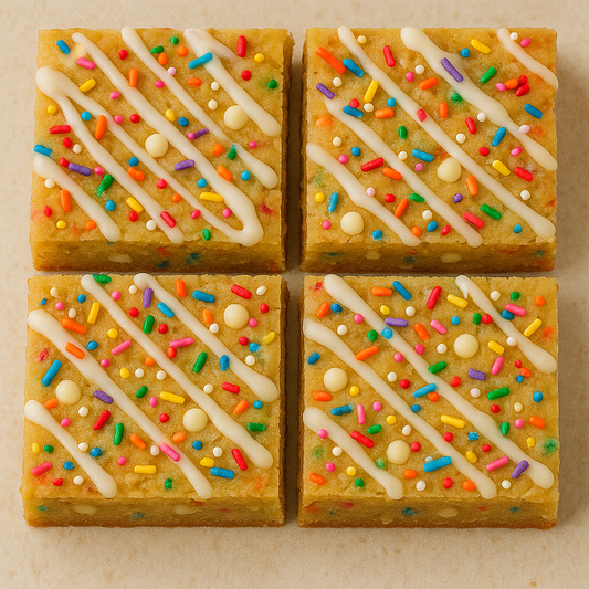 Birthday Cake Batter Blondies